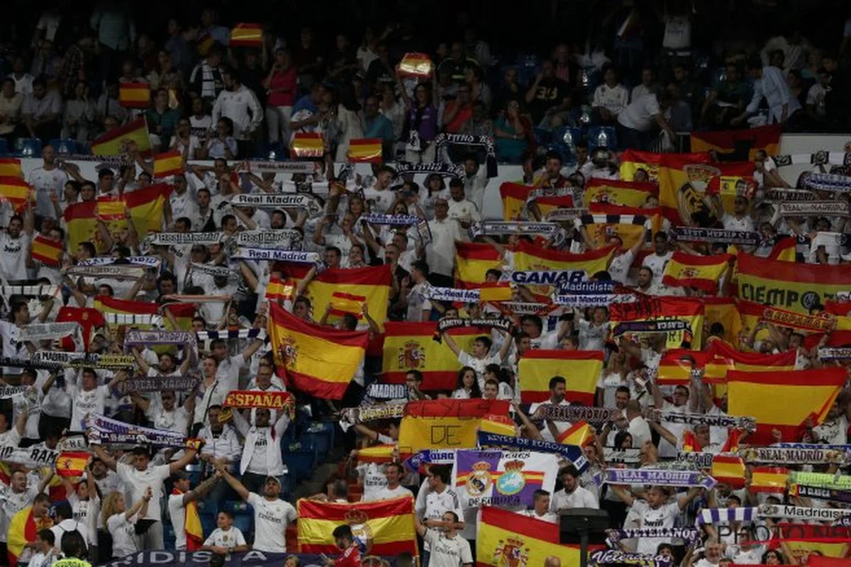 "Eviva España": Fans Real Madrid showen massaal de Spaanse vlag en zien Isco uitblinken met twee goals