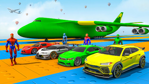 Screenshot Superhero Car Games: Mega Ramp