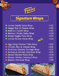 Faasos - Wraps, Rolls & Shawarma menu 2