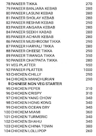 Regency Family Resto Bar menu 4