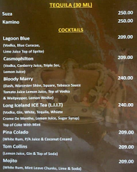 K Bar & Restaurant menu 5