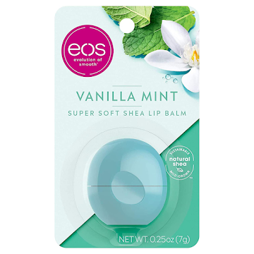 Bálsamo De Labios Eos Vainilla Menta x 7 gr  