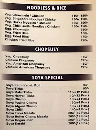 Dills Chawla Restaurant menu 2