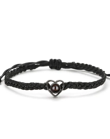 Bracelet tissé à la main avec proje - 2