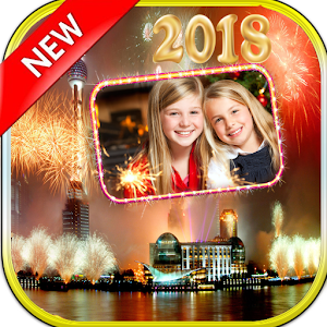 Download New Year 2018 Fireworks Photo Frames For PC Windows and Mac