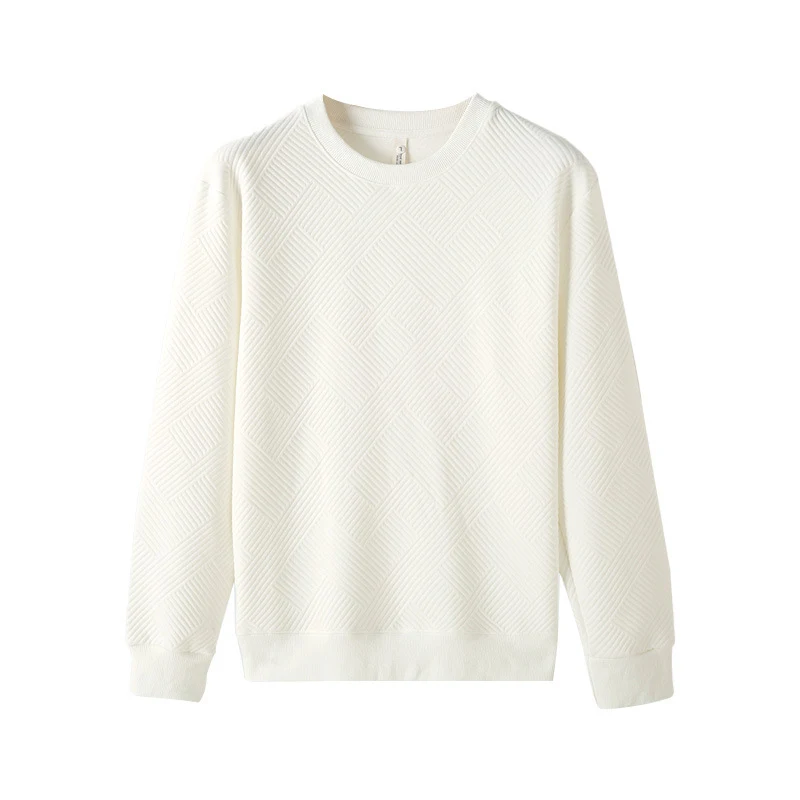 Maglione Uomo Girocollo Jacquard Cotone Tinta Unita – Comfort e Stile per Ogni Giorno, Versatile e Raffinato, Perfetto per Ogni Outfit.