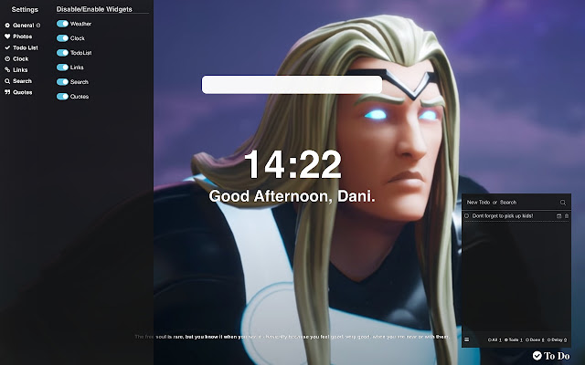 Thor Fortnite Skin Wallpapers New Tab