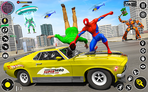 Screenshot Superhero Rope Hero Robot Game