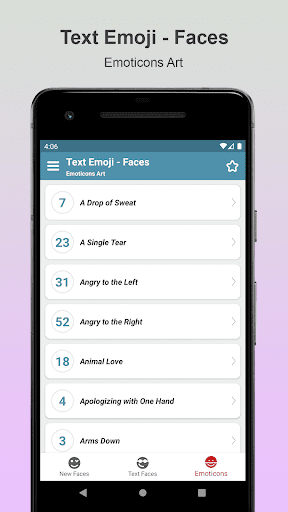 Text Face Emoticons - Symbol - Ascii Art Generator