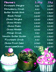 Cakes Embassy menu 5