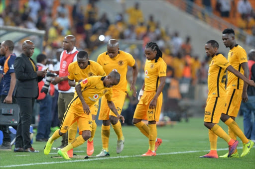 Kaizer Chiefs Players during the Absa Premiership match between Kaizer Chiefs and Mamelodi Sundowns at FNB Stadium on April 01, 2017 in Johannesburg, South Africa. (Photo by Lefty Shivambu/Gallo Images)