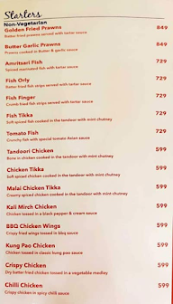 Gola Sizzlers menu 2