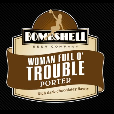 Logo of Bombshell Woman Full O Trouble