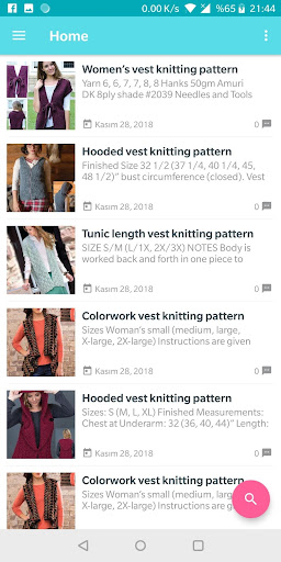 Knitting Patterns Free