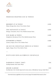 The Market - The Westin menu 4