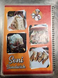 Soni Sandwich menu 2