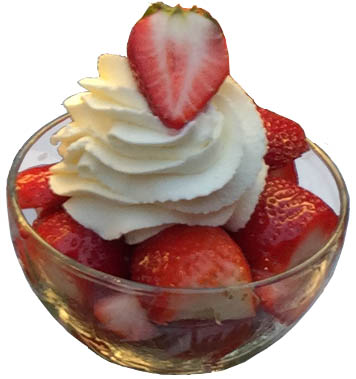 სეზონის ხილი ნაღების მუსთან