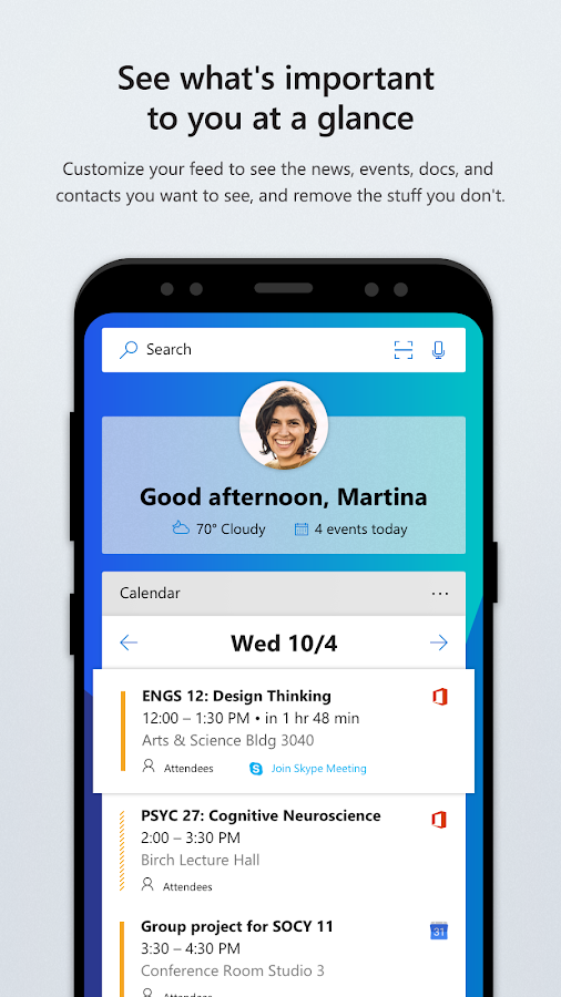    Microsoft Launcher- screenshot  
