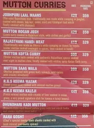 Roomali Garh menu 5