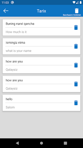 Uzbek English Free Translator