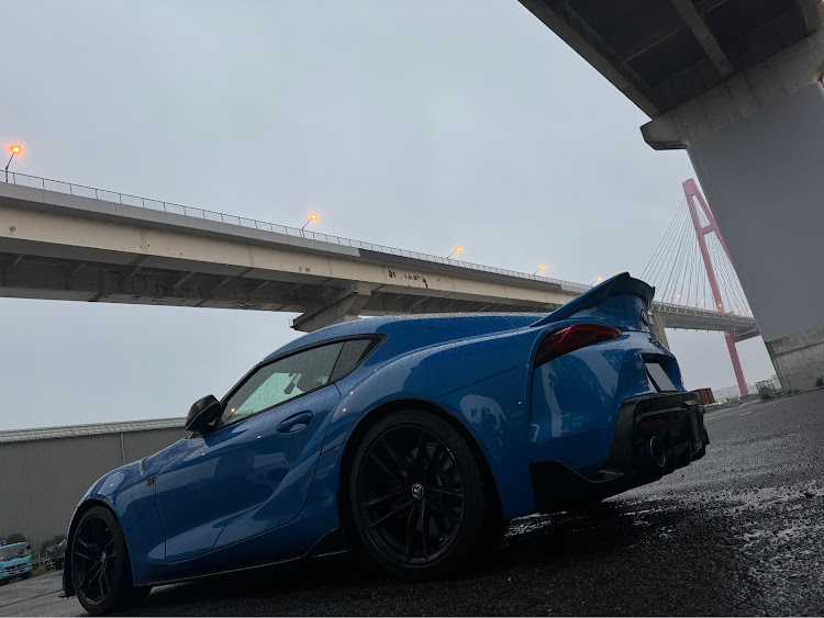 スープラのスープラ90・GRスープラ・スープラオーナー様はじめまして・ホライズンブルー・名港トリトンに関するカスタム事例の投稿画像3枚目