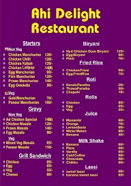 Ahi Delight menu 1