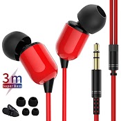 Tai Nghe Nhét Tai Có Dây Giắc Cắm 3.5Mm Dài 3M Dành Cho Điện Thoại Xiaomi