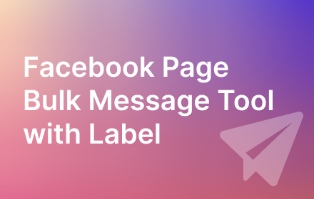 Fan Page Bulk Message Sender for Facebook™ small promo image