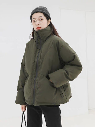 Title 15, Loose Cotton Padded Jacket Dongdaemun Thick Cot...