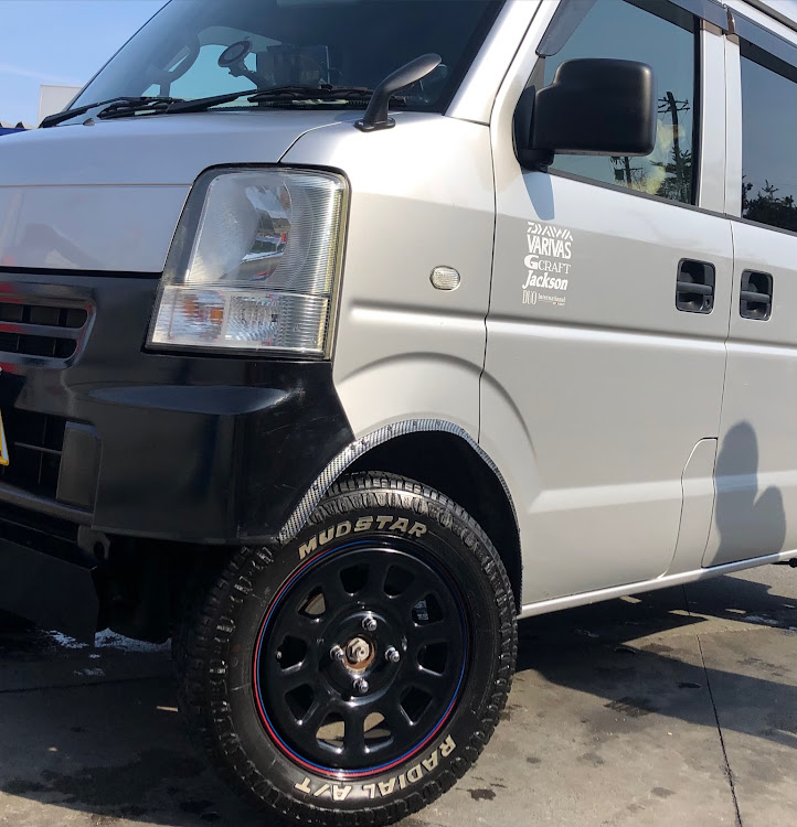 エブリイバンのデイトナホイール・マッドスターAT・今の仕様になったキッカケは？・洗車に関するカスタム事例の投稿画像1枚目