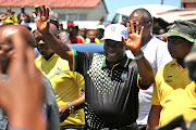 ANC president Cyril Ramaphosa gets a warm welcome in Duncan Village near East London.
