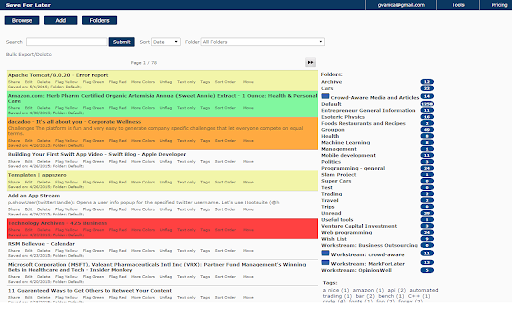 Save For Later - Bookmark manager