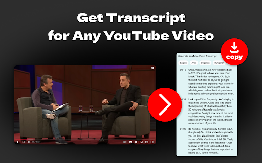 Youtube Video Transcript Generator