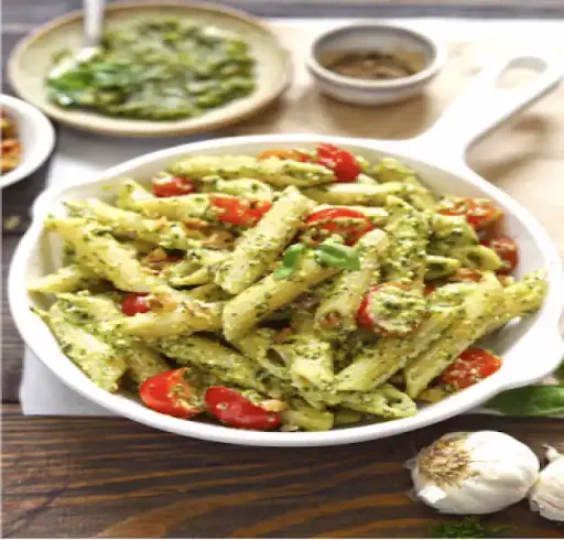 Veg Creamy Pesto Pasta