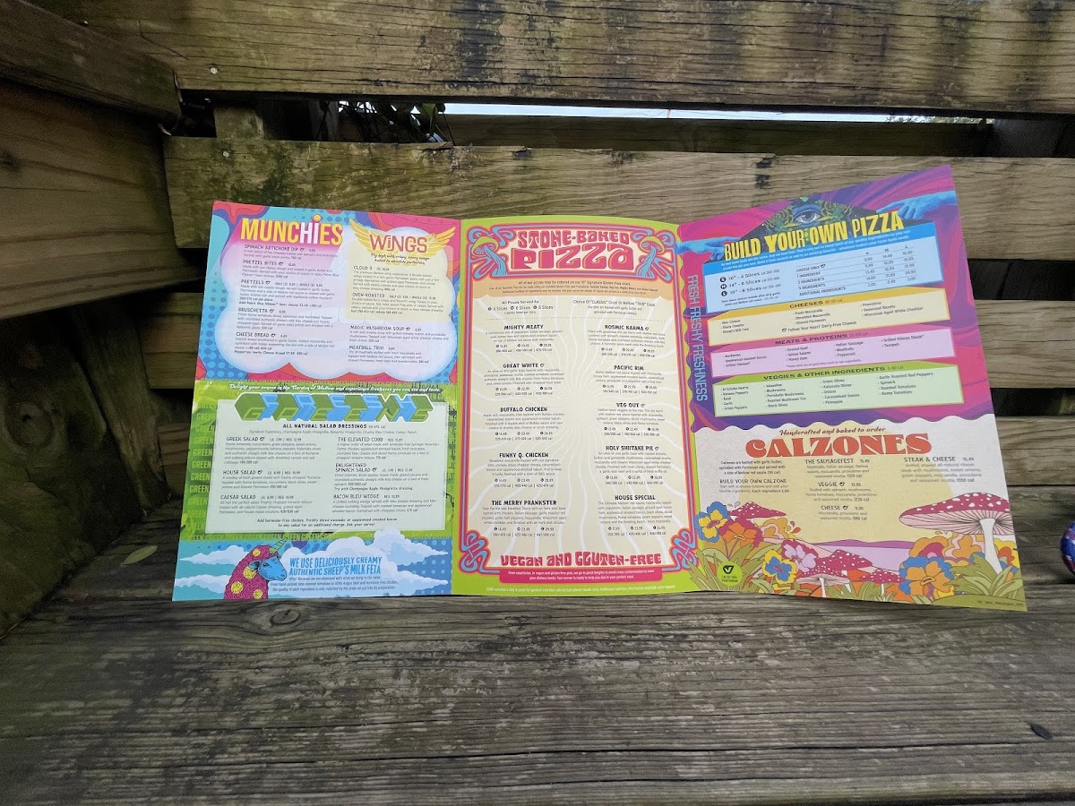 Mellow Mushroom gluten-free menu