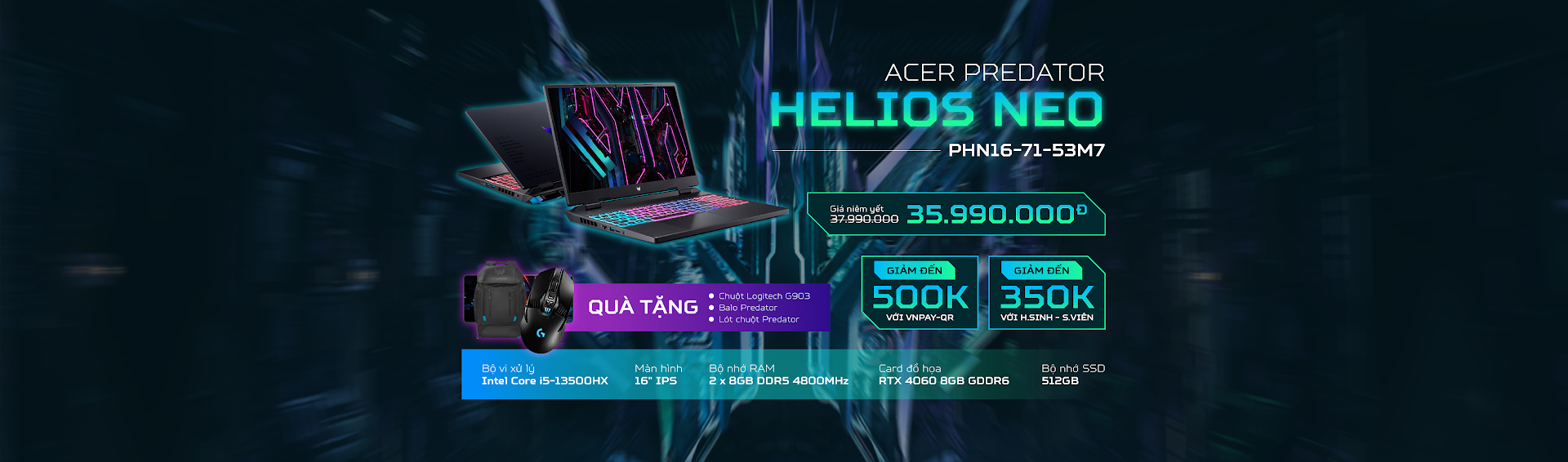 Helios Neo PHN16-71-53M7