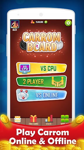 Screenshot Carrom Board Game 2024