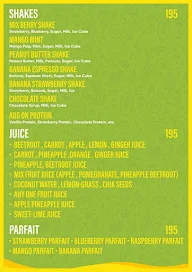 Lean 21 Cafe menu 2