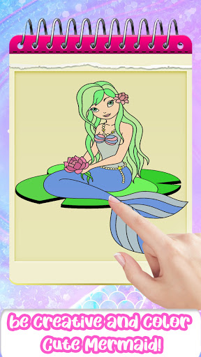 Screenshot Mermaid Coloring Book for Girl