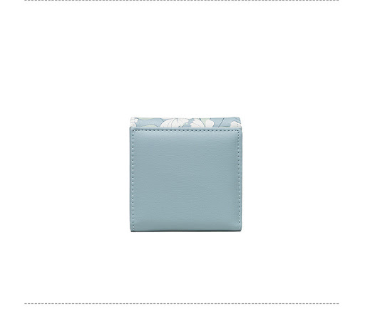 Title 12, Womens wallet featuring a tri-fold design, cha...