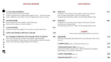 Terrassen Cafe menu 