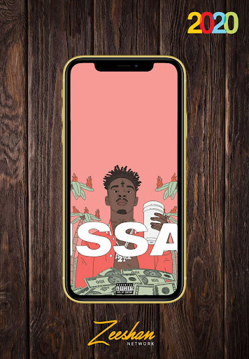 21 Savage Cartoon Wallpaper