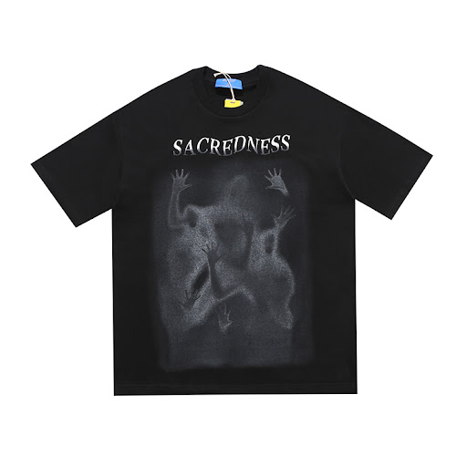 Title 4, European And American High Street T-shirt Graff...