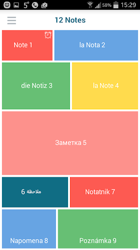 12 Notes - fast and easy notes