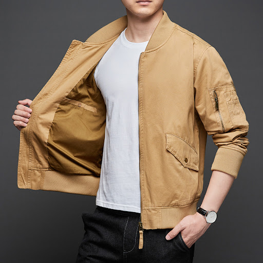 Title 2, Cotton Baseball Collar Mens Jacket Plus Size, ...