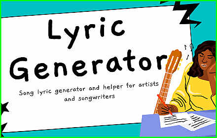 Lyric Generator - Lyric Builder small promo image