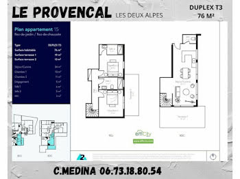 appartement à Les deux alpes (38)