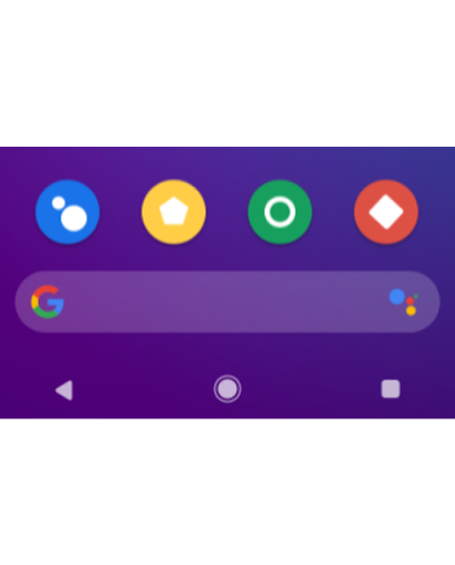 Android search bar on phone