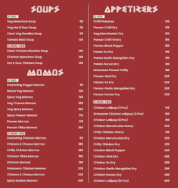 Magic Pancakes menu 