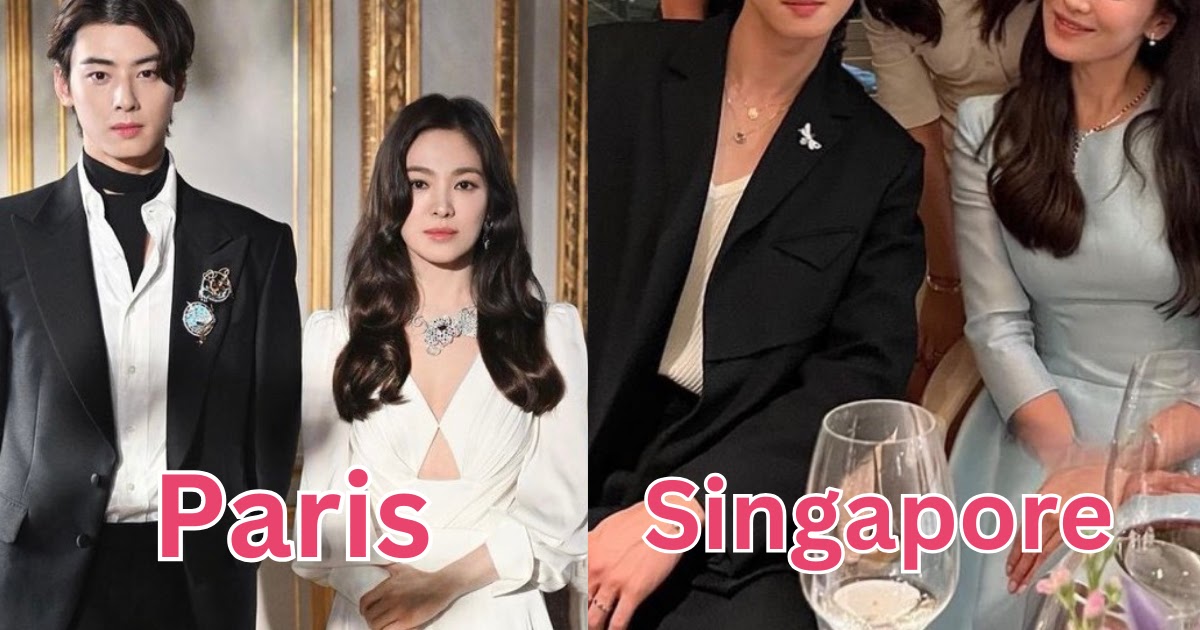 Insane visuals': Cha Eun-woo and Song Hye-kyo mesmerize fans at Chaumet  event - Entertainment